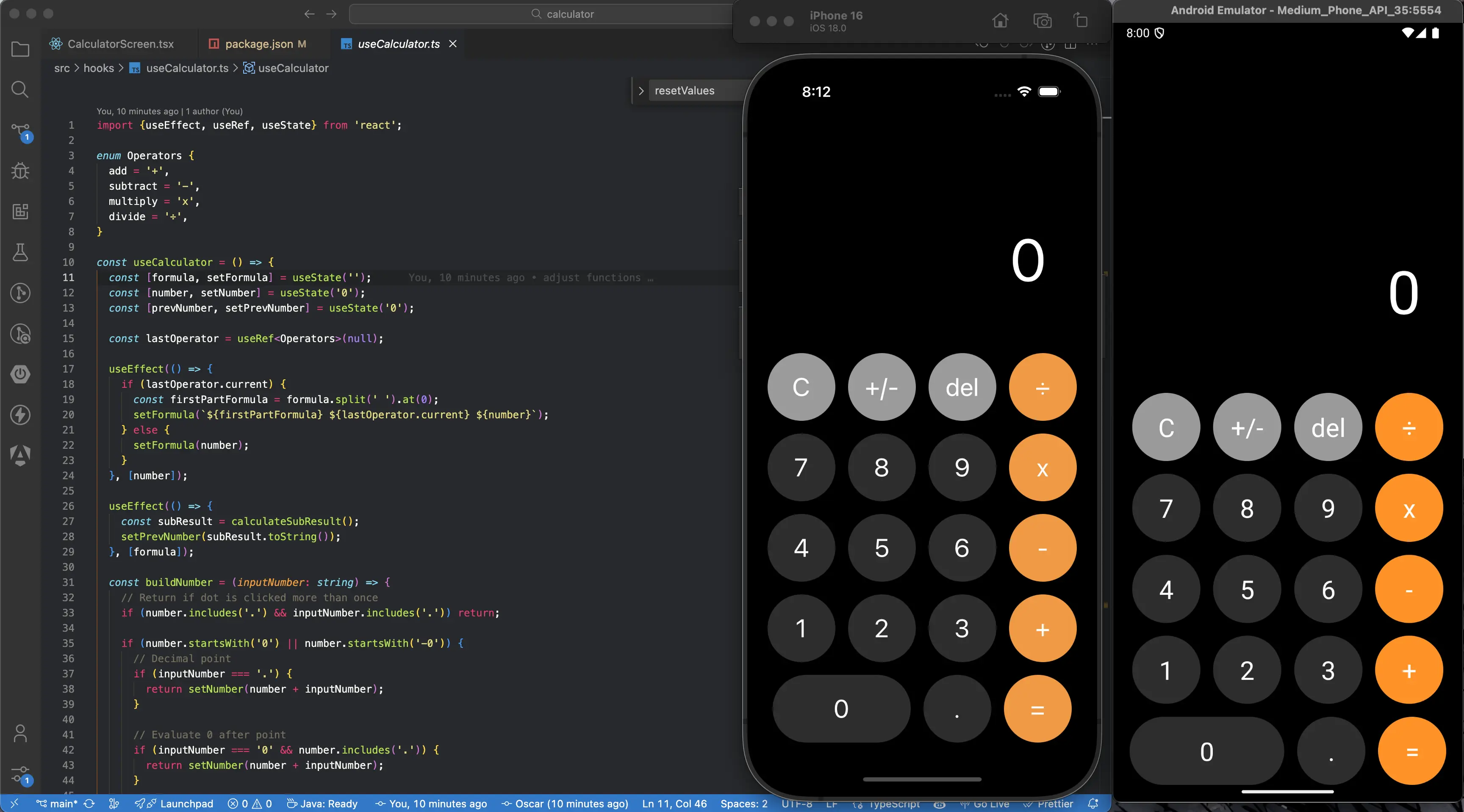 iOS Calculator